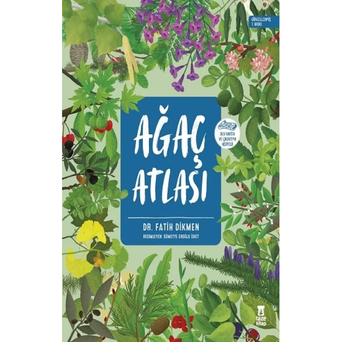 Ağaç Atlası (Ciltli- Dünya Haritası ve Çikartma Hediyeli)