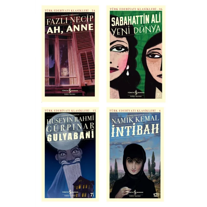 Ah, Anne + Yeni Dünya + Gulyabani (günümüz Türkçesiyle) + Intibah- 4 Kitap Set