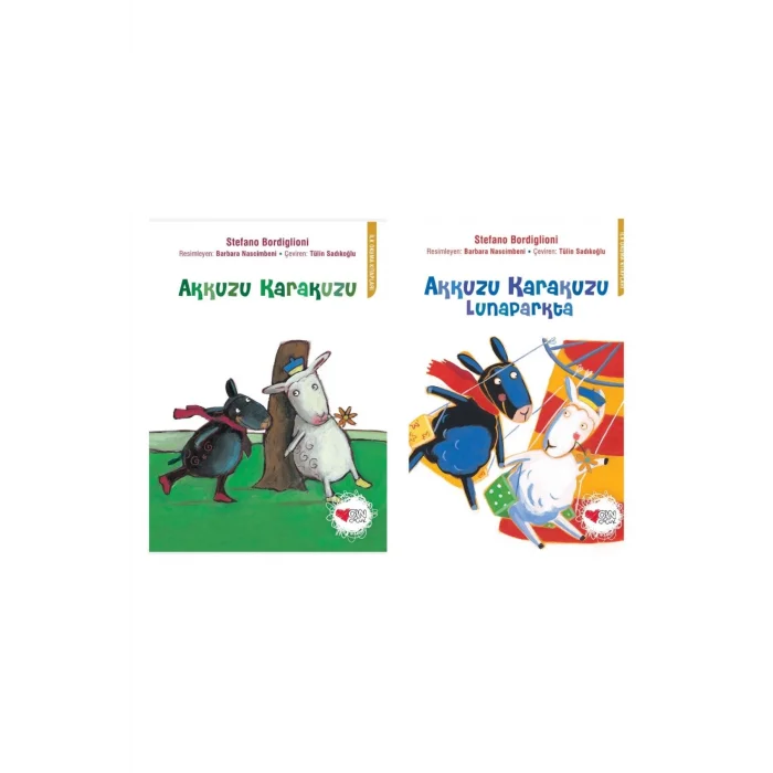 Akkuzu Karakuzu + Akkuzu Karakuzu Lunaparkta- 2 Kitap Set - Iş Bankası Özel Set Akkuzu Karakuzu Kita