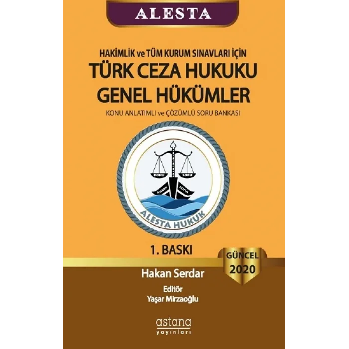 Alesta Türk Ceza Hukuku Genel Hükümler