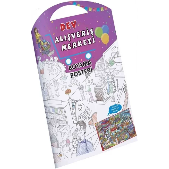 Alışveriş Merkezi Dev Boyama Posteri