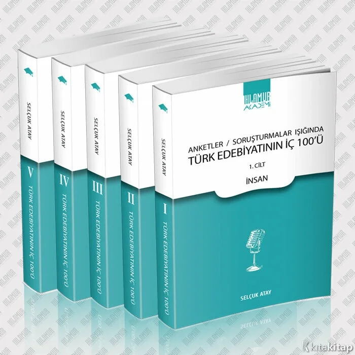 Anketler / Soruşturmalar Işığında Türk Edebiyatının İç 100ü (5 Cilt Takım) (Ciltli)