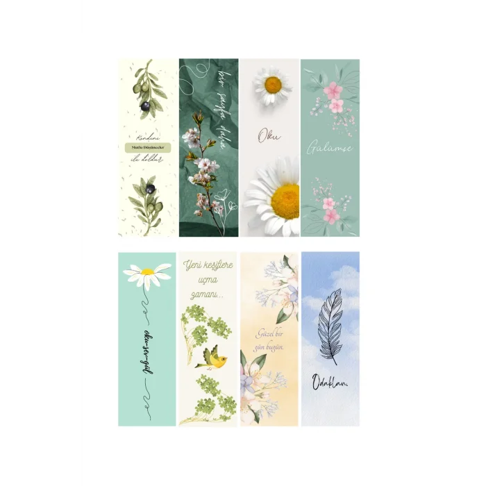 Arkadaşlık  8li Ayraç Seti 03- Arkadaşlık  Hediyelik Kitap Ayracı 8 adet!