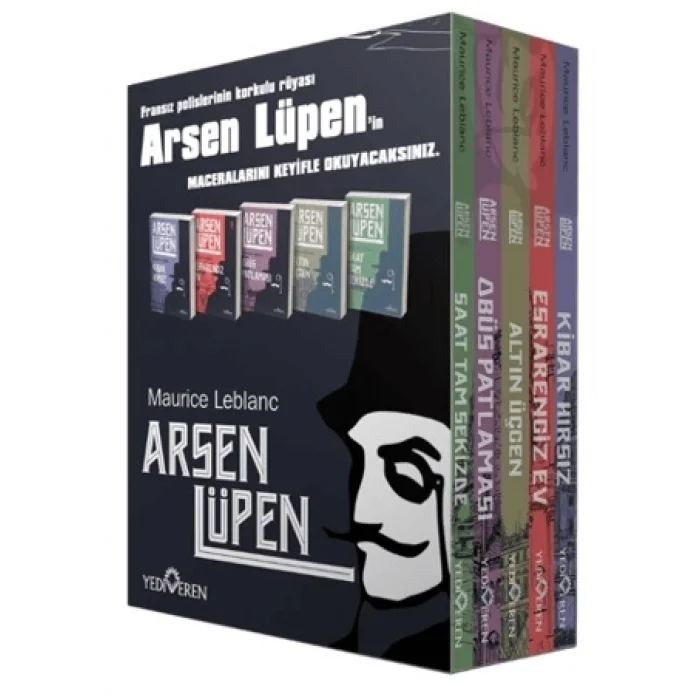 Arsen Lüpen Kutulu 5 Kitap Set