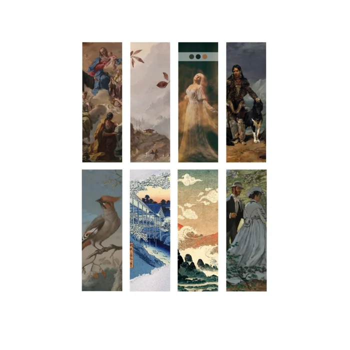 Art02  8li Ayraç Seti- Art  Hediyelik Kitap Ayracı 8 adet!