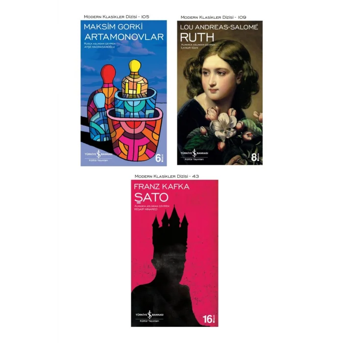 Artamonovlar + Ruth + Şato- 3 Kitap Set - Iş Bankası Özel Set Artamonovlar Kitabı