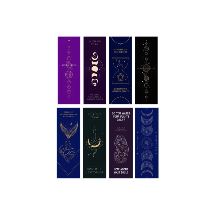 Astroloji  8li Ayraç Seti- Astroloji  Hediyelik Kitap Ayracı 8 adet!