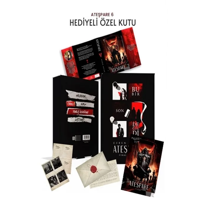Ateşpare -6 Hediyeli Özel Kutu (Ciltli)