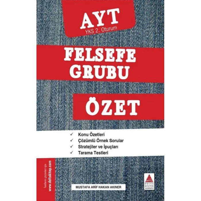 AYT Felsefe Grubu Özet (YKS 2. Oturum)