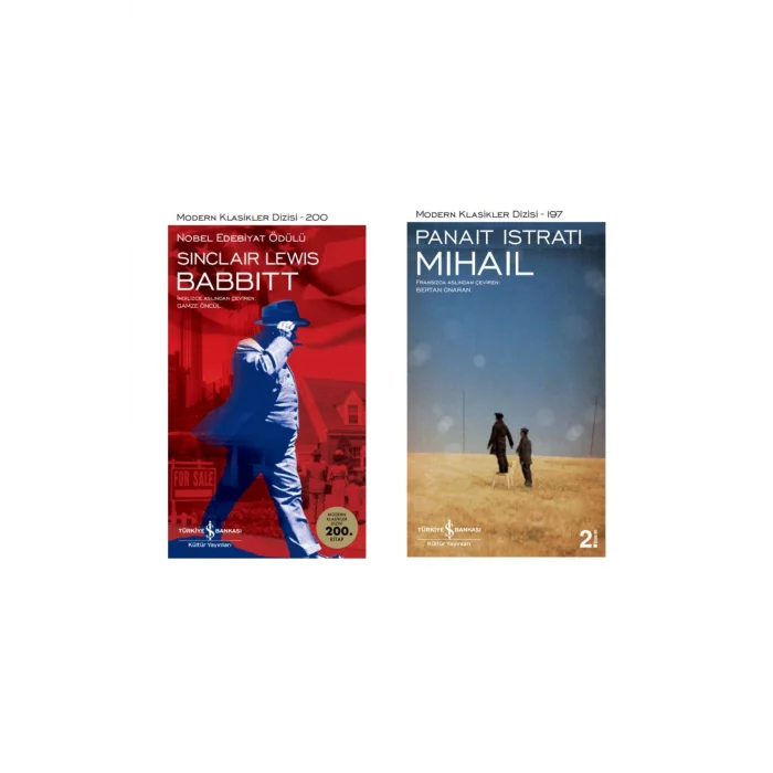Babbitt + Mihail- 2 Kitap Set - Iş Bankası Özel Set Babbitt Kitabı