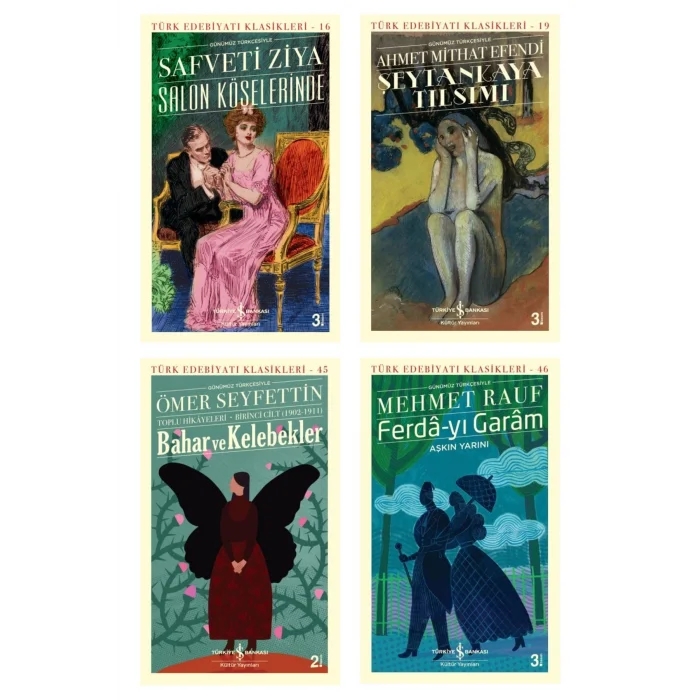 Bahar Ve Kelebekler + Ferda-yı Garam + Salon Köşelerinde + Şeytankaya Tılsımı- 4 Kitap Set
