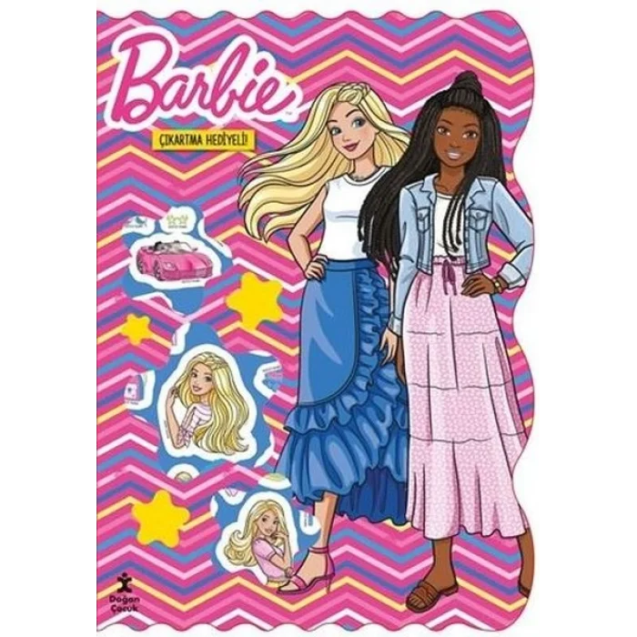 Barbie Bol Bol Boya - Bol Bol Yapıştır Boyama Kitabı - Çıkartma Hediyeli!