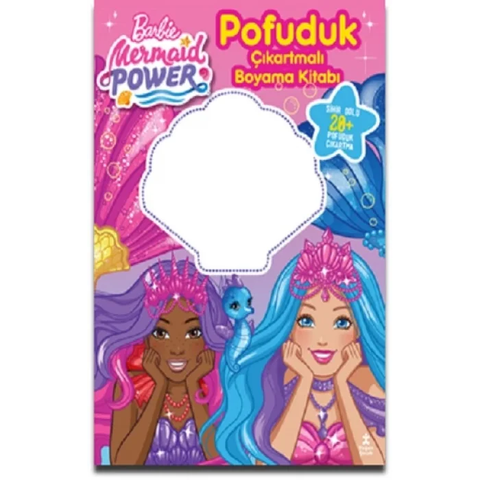 Barbie Medmaid Power – Pofuduk Çıkartmalı Boyama Kitabı