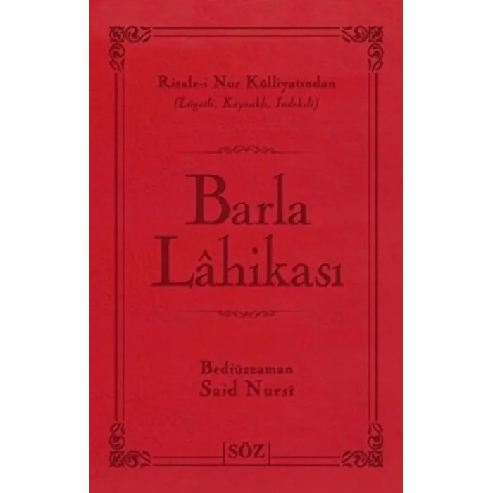 Barla Lahikası (Ciltli)