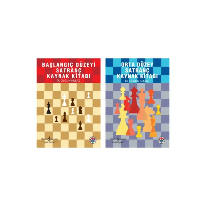 Başlangıç Düzeyi Satranç Ders Kitabı + Orta Düzey Satranç Kaynak Kitabı- 2 Kitap Set