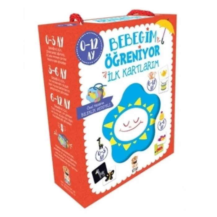 Bebeğim Öğreniyor - Erken Öğrenmeyi Hızlandıran Kartlar (0-12 Ay)