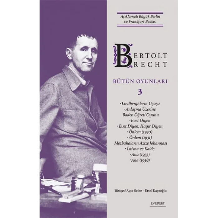 Bertolt Brecht Bütün Oyunları 3 (Ciltli)
