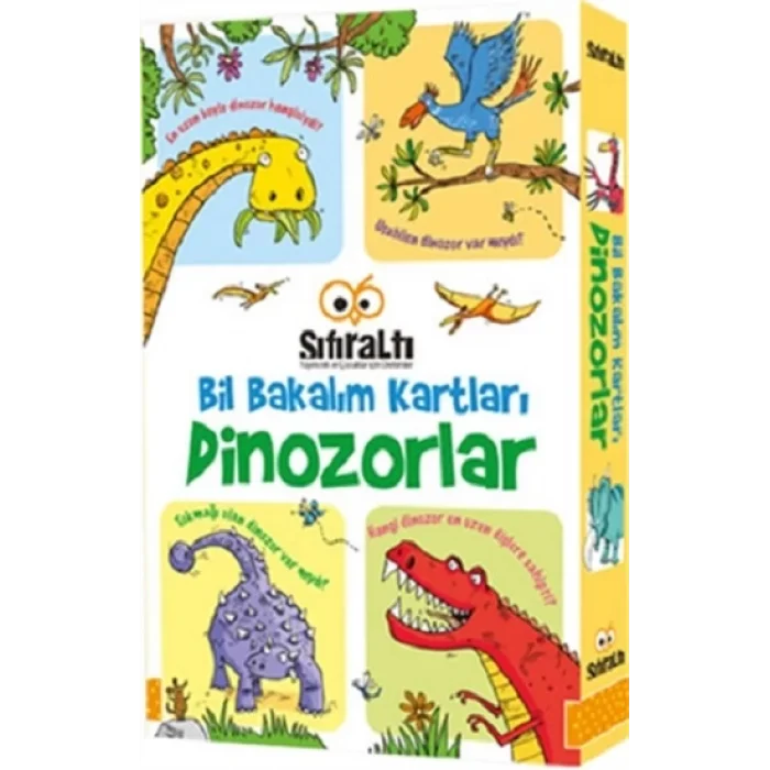 Bil Bakalım Kartları - Dinozorlar