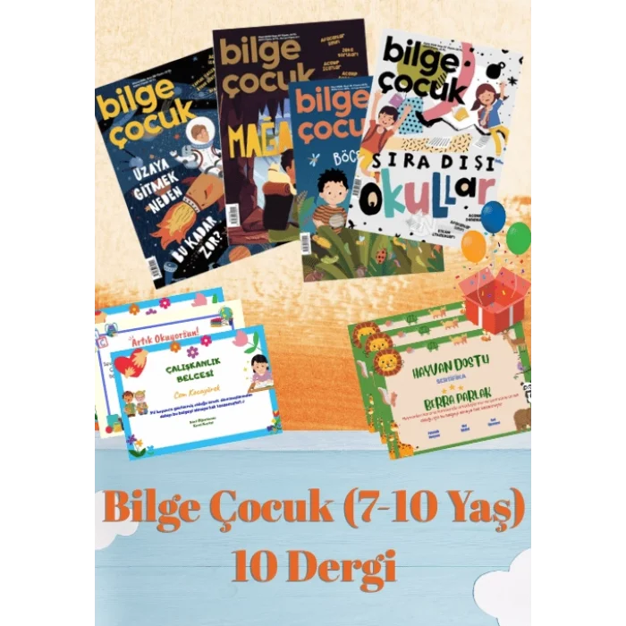 Bilge Çocuk– Mini Keşif Paketi (10 Dergi Seti)