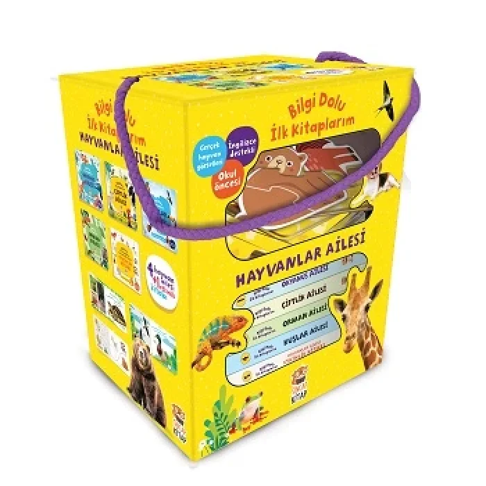 Bilgi Dolu İlk Kitaplarım Hayvanlar Ailesi Set (5 Kitap)