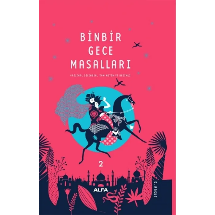 Binbirgece Masalları -2 Tam Metin Resimli (Ciltli)