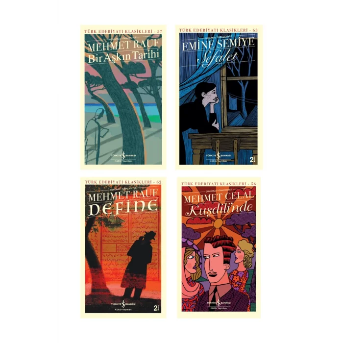 Bir Aşkın Tarihi + Define + Kuşdilinde + Sefalet- 4 Kitap Set
