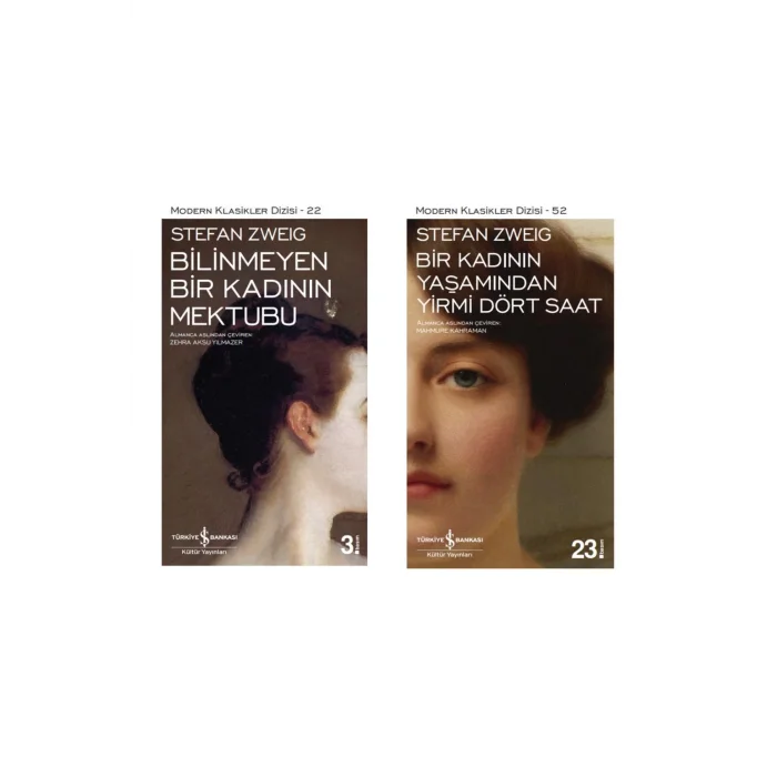 Bir Kadının Yaşamından Yirmi Dört Saat + Bilinmeyen Bir Kadının Mektubu- 2 Kitap Set