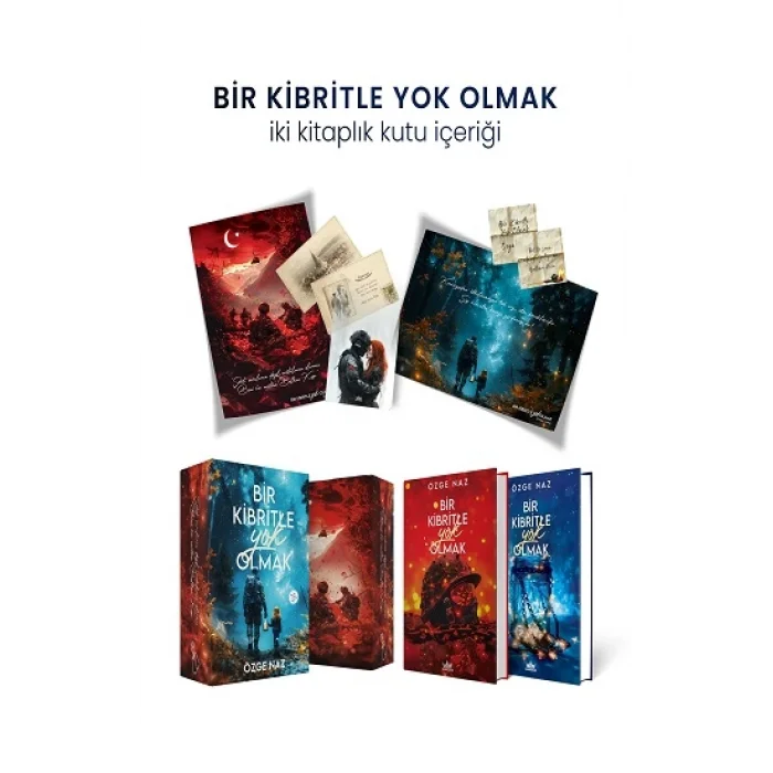 Bir Kibritle Yok Olmak İki Kitaplık Hediyeli Özel Kutu (Ciltli)
