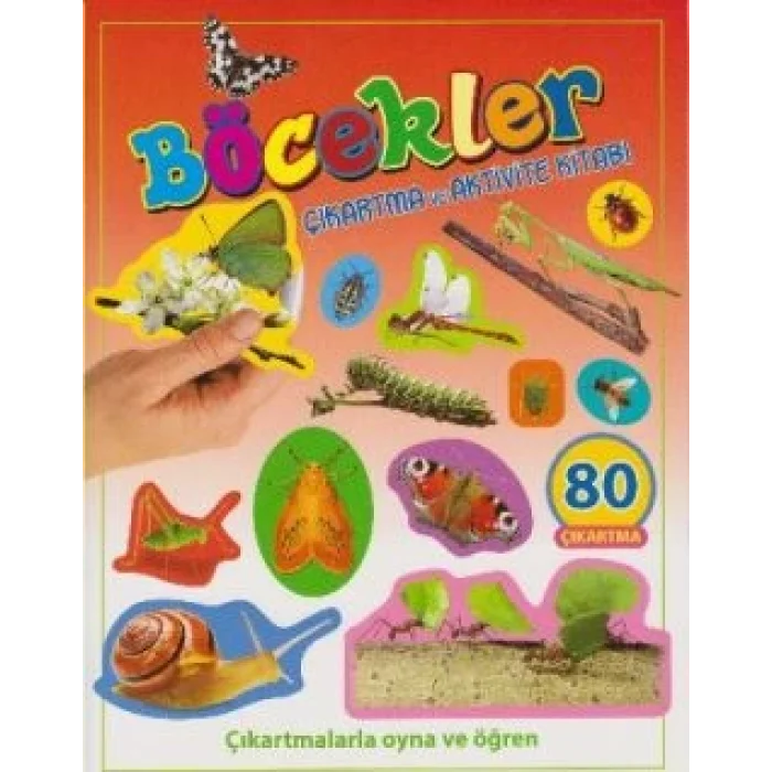 Böcekler-Çıkartma ve Aktivite Kitabı