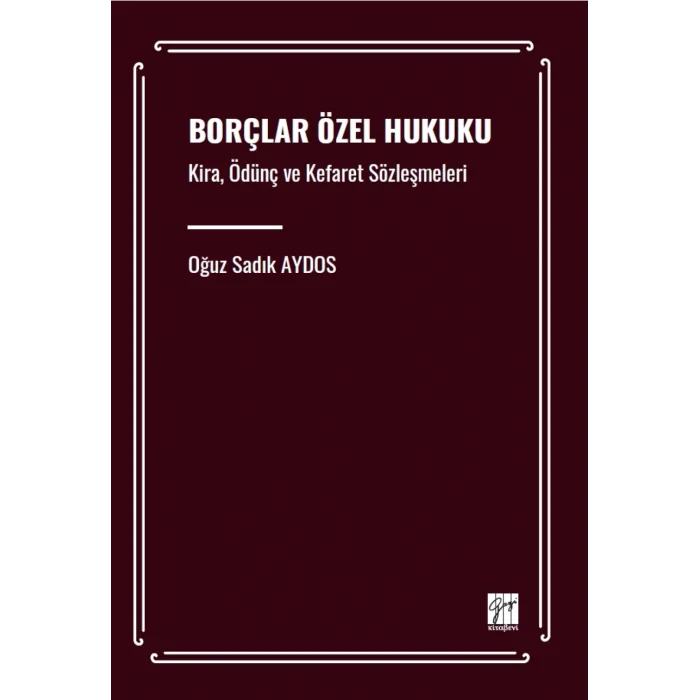 Borçlar Özel Hukuku