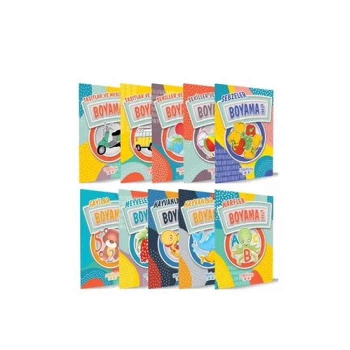 Boyama Kitapları (10 Kitap Takım)