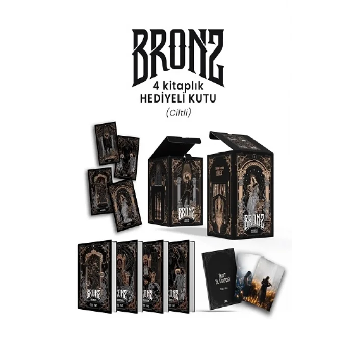 Bronz Serisi - 4 Kitaplık Ciltli Hediyeli Kutu