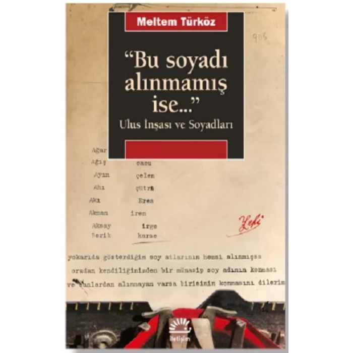 Bu Soyadı Alınmamış ise...