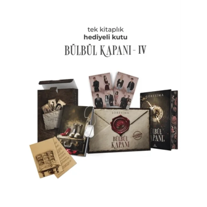 Bülbül Kapanı 4 - Hediyeli Yan Boyamalı Tekli Kutu (Ciltli)