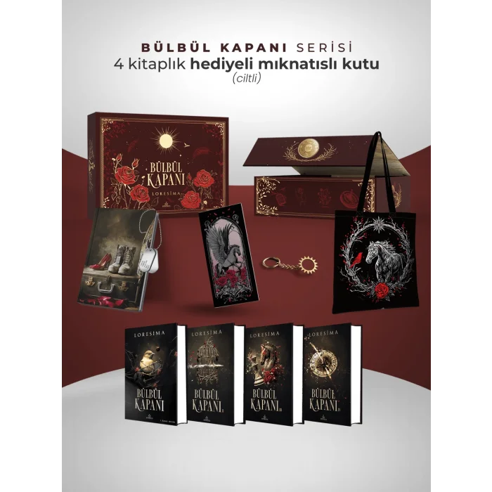 Bülbül Kapanı Serisi –  Hediyeli Mıknatıslı  Kutu (Ciltli)