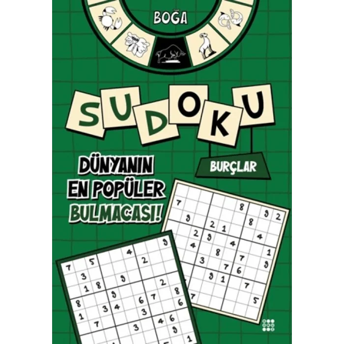 Burçlar Sudoku - Boğa (Kalem Hediyeli)