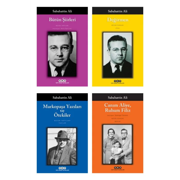 Bütün Şiirleri + Değirmen + Canım Aliye Ruhum Filiz + Markopaşa Yazıları Ve Ötekiler- 4 Kitap Set