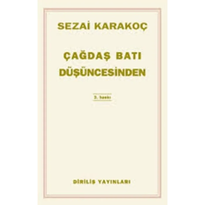 Çağdaş Batı Düşüncesinden Çeviriler