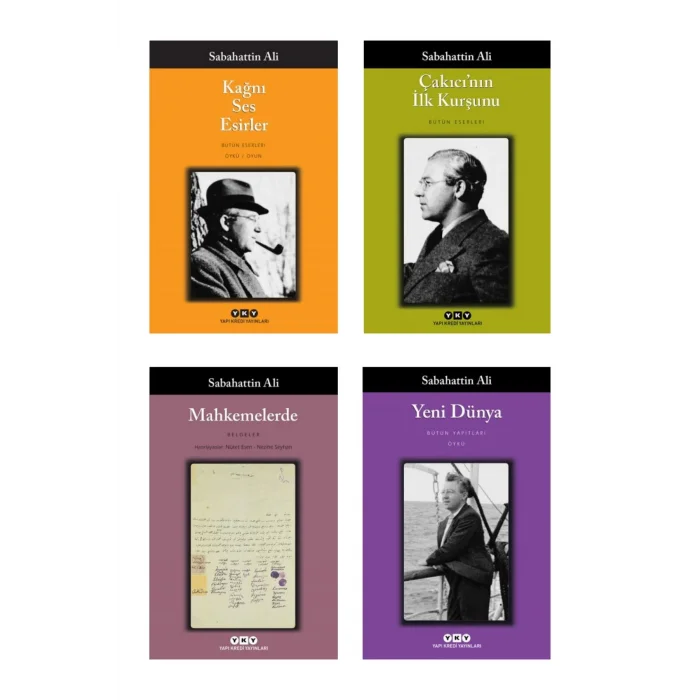 Çakıcının Ilk Kurşunu + Kağnı Ses Esirler + Mahkemelerde (belgeler) + Yeni Dünya- 4 Kitap Set