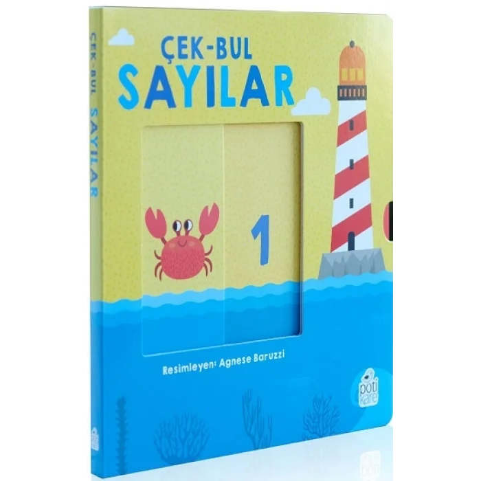 Çek-Bul Sayılar Hareketli Kitaplar (Sıvama Cilt)