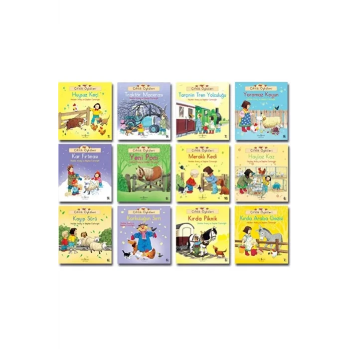 Çiftlik Öyküleri Serisi 12 Kitap Set Ilk Okuma Kitabım