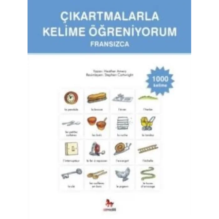 Çıkartmalarla Kelime Öğreniyorum - Fransızca
