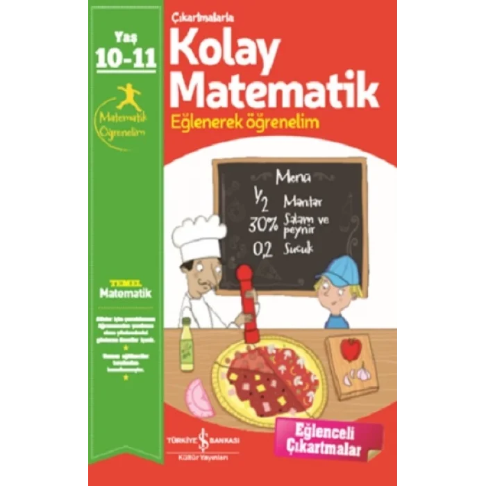 Çıkartmalarla Kolay Matematik 10-11 Yaş
