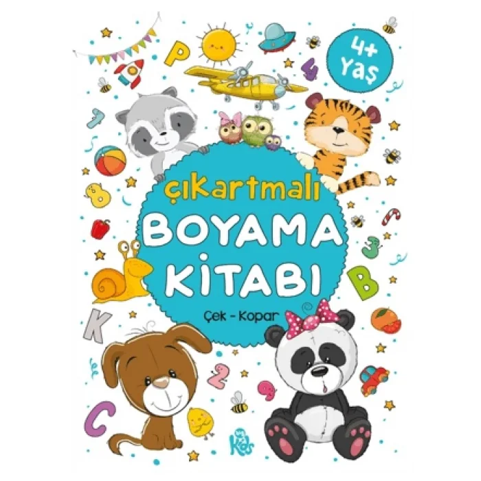 Çıkartmalı Boyama Kitabı 4 Yaş+