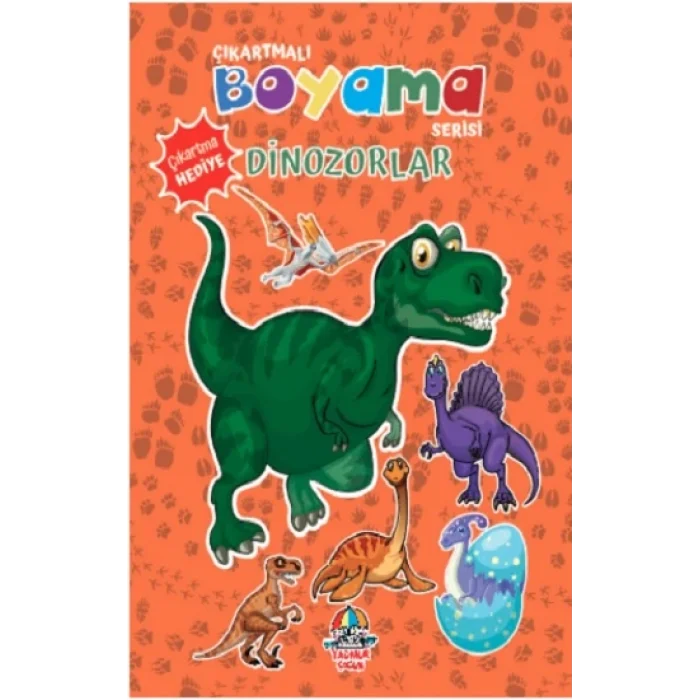 Çıkartmalı Boyama Serisi - Dinozorlar