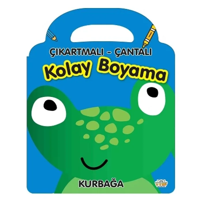 Çıkartmalı - Çantalı Kolay Boyama - Kurbağa