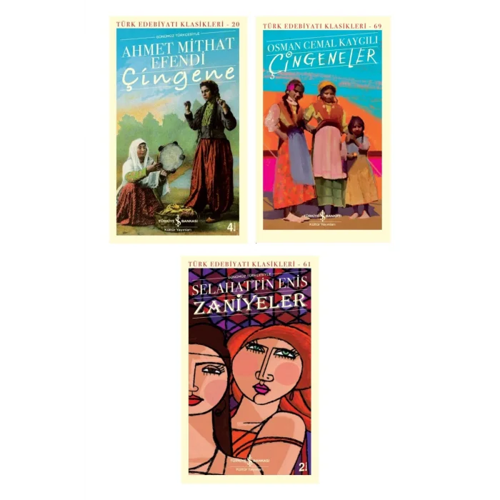 Çingene + Çingeneler + Zaniyeler- 3 Kitap Set - Iş Bankası Özel Set Çingene Kitabı
