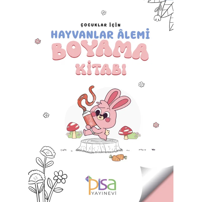 Çocuklar İçin Hayvanlar Alemi Boyama Kitabı