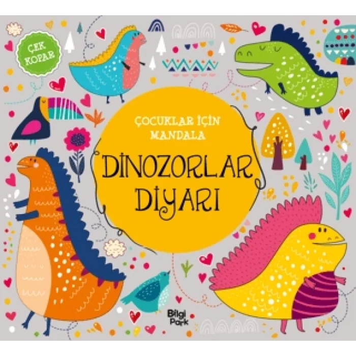 Çocuklar İçin Mandala - Dinozorlar Diyarı