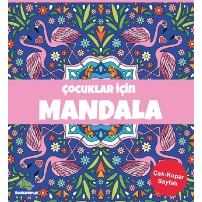 Çocuklar İçin Mandala - Lacivert